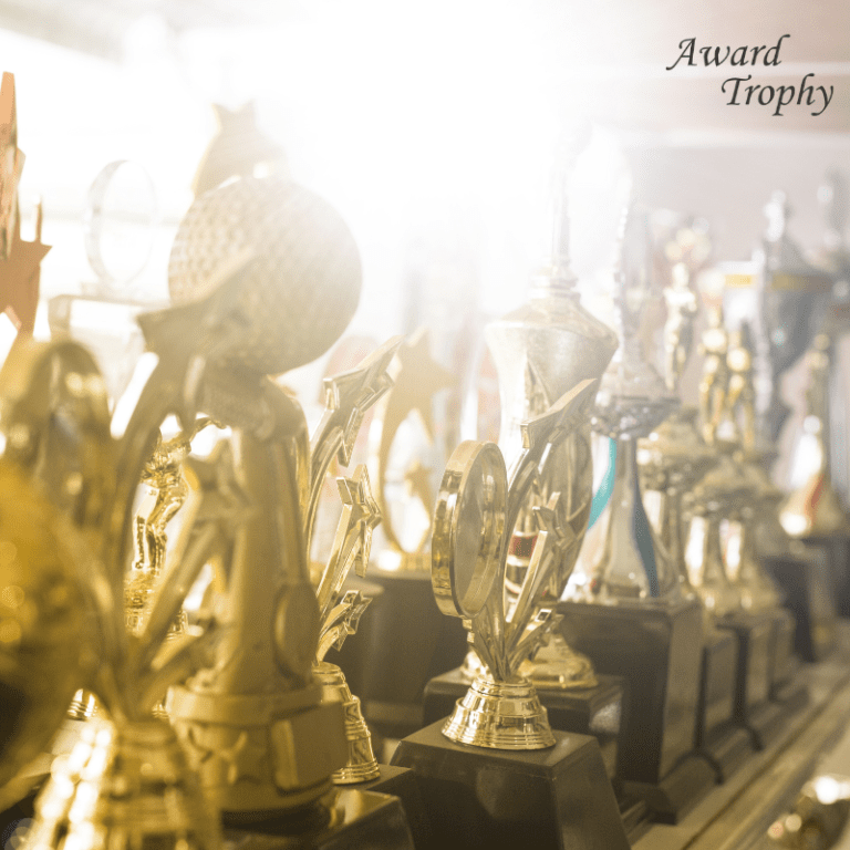 award trophy multiple trophies