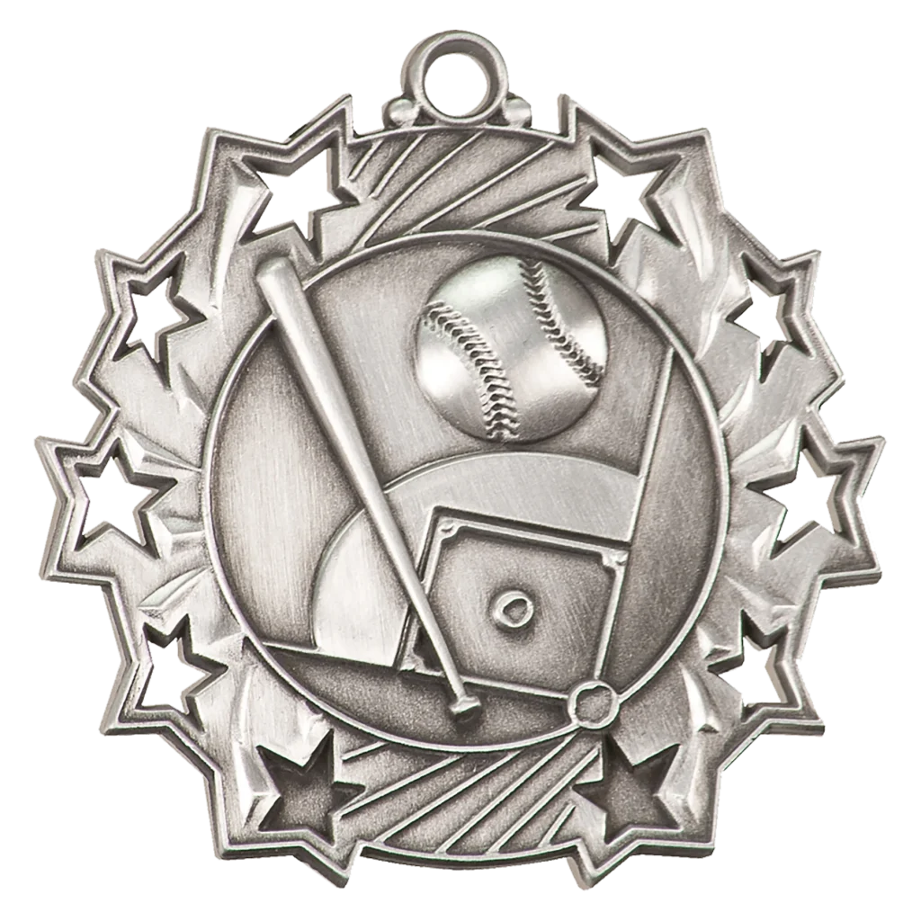 baseball medal silver