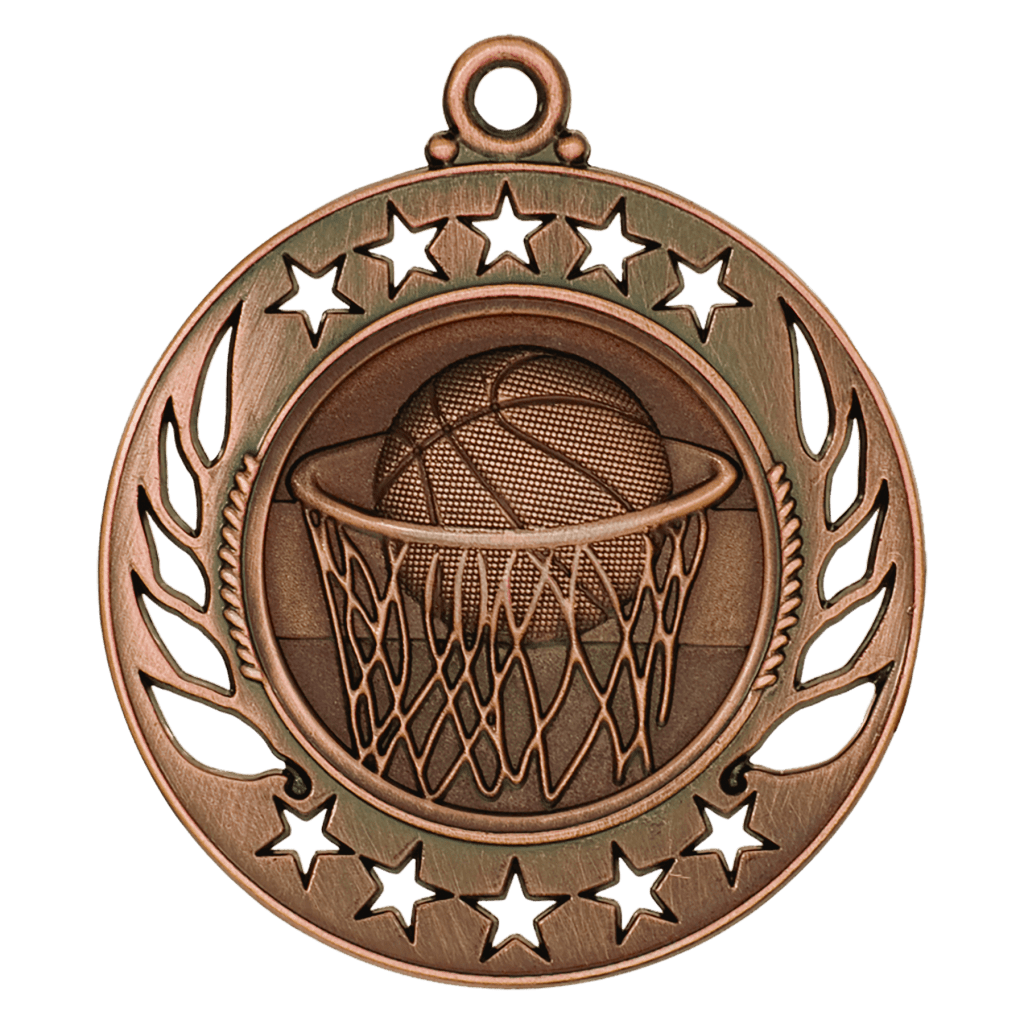 basketball galaxy medal bronze