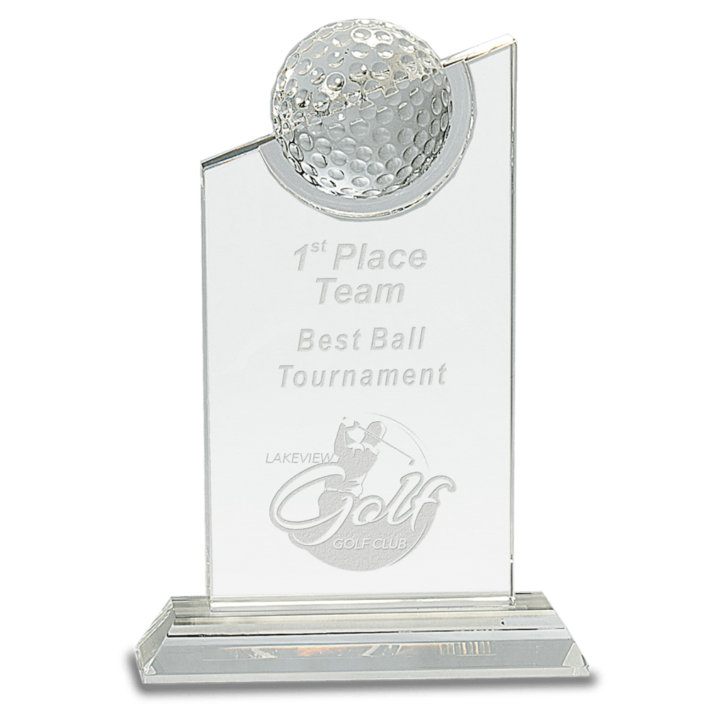 crystal golf ball peak award