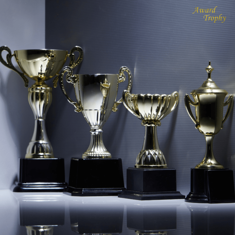 4 different cup trophies